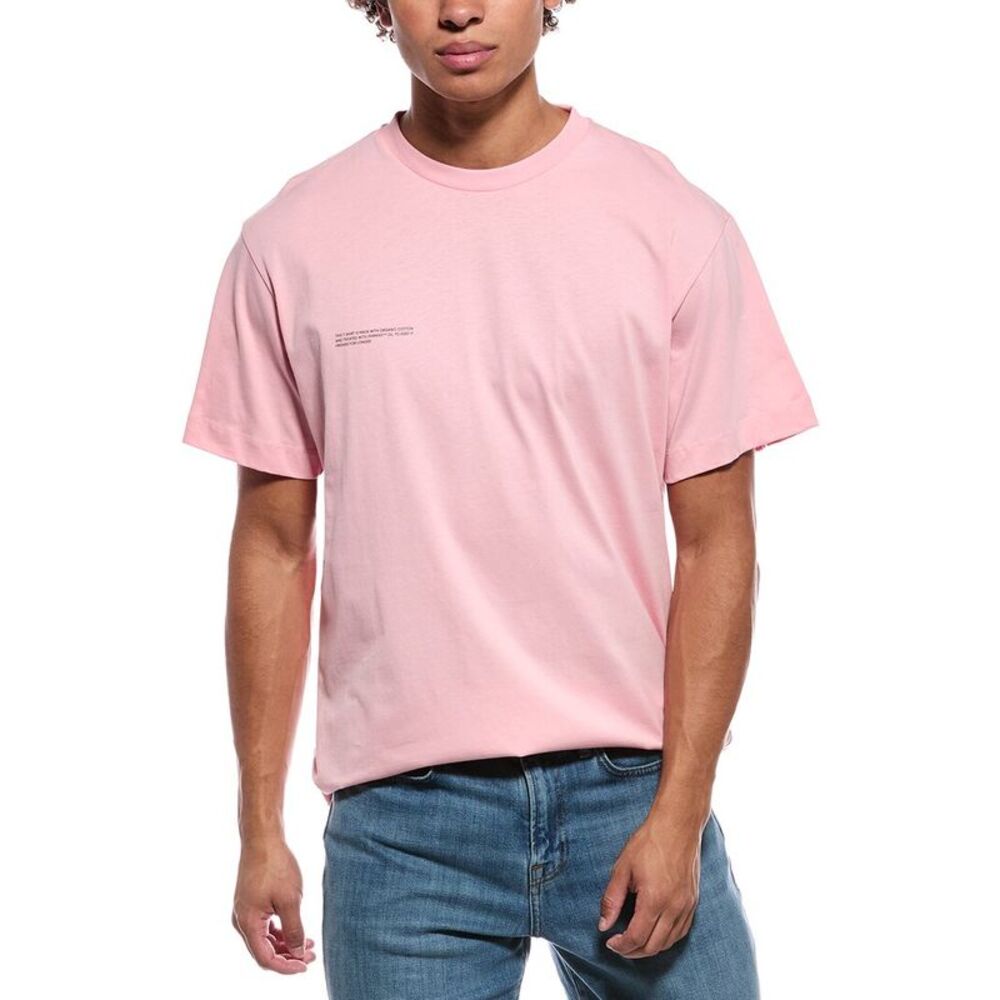 Pangaia Mens  T-Shirt, Pink
